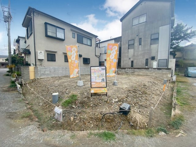 富田町５丁目　Ｃプラン　建築条件付き土地の外観|スッキリ角地のおうち！日当たり・通風良好です！