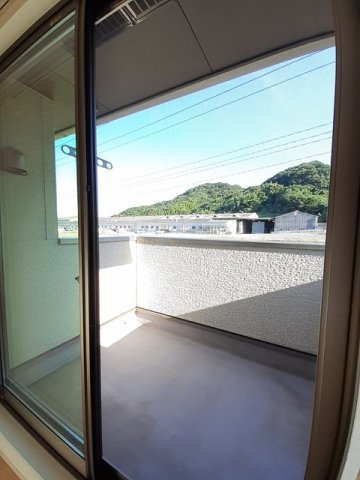 ジェルメⅡＢのバルコニー