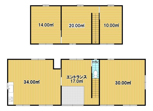 中古戸建 栃木市大平町伯仲の間取り