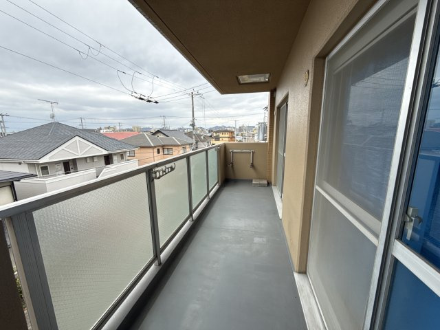 ハピネス北条のバルコニー