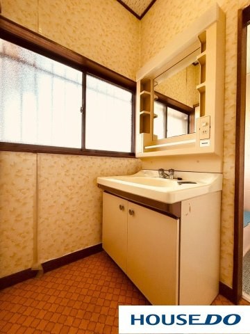 中古戸建　足利市野田町の独立洗面台|独立洗面化粧台付き