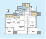 ★仲介手数料無料★ザ・パークハウス白金二丁目タワー(高層階につきつ眺望良好、晴天時には富士山が望めます）の画像