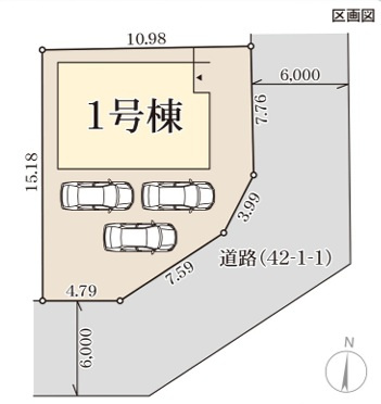 【区画図】 | リーブルガーデン赤穂市南野中４期 | 区画図
