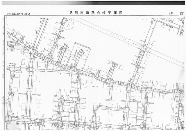 見附市本所1丁目　土地建物の地図