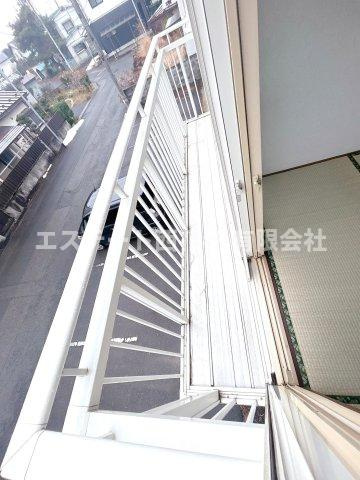 桜井住宅のバルコニー