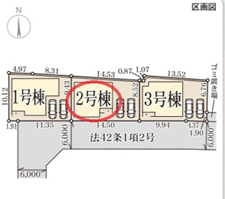 【区画図】 | リーブルガーデン奈良杏町３期 | 区画図