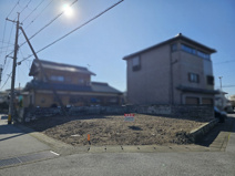 小学校近くの角地の画像