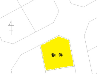 【土地図】 | 小学校近くの角地
