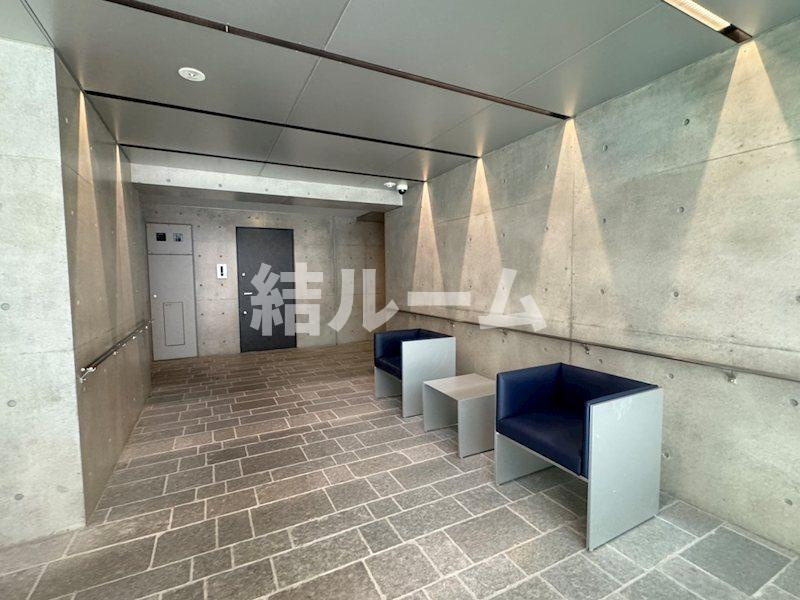 板橋区熊野町の賃貸マンションのロビー