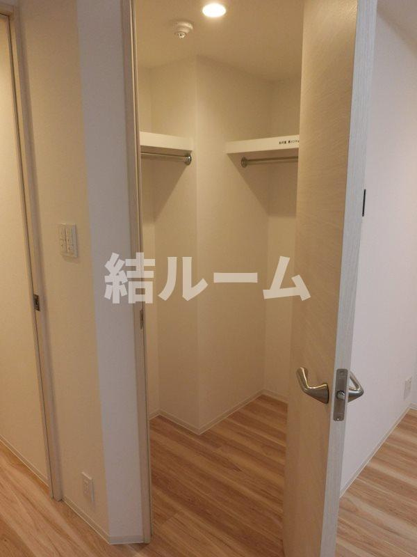 板橋区熊野町の賃貸マンションの収納