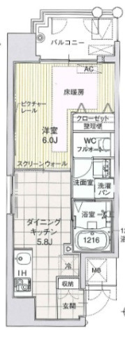 ギャラリー谷町の間取り