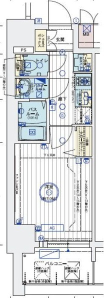 エステムコート名古屋グロースの間取り