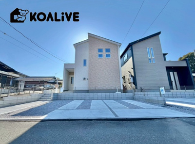 【外観】 | 前橋市元総社町　新築住宅 | 現地ご案内ツアー開催中！早朝やお仕事帰りのご見学にもすぐ対応致します！見学ご予約はコアライブまでお気軽にお問い合わせ下さい！