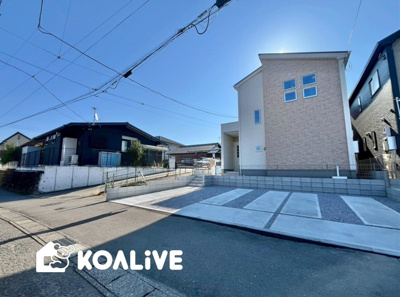 【外観】 | 前橋市元総社町　新築住宅 | 完成済み！いつでも新生活を始めることができます。
風通しも良い暖かな住まいです。
KOALIVE （コアライブ）【0120-919-727】