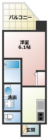 JMFレジデンス桜ノ宮の間取り