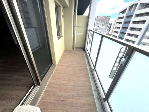 リヴェント福島のバルコニー