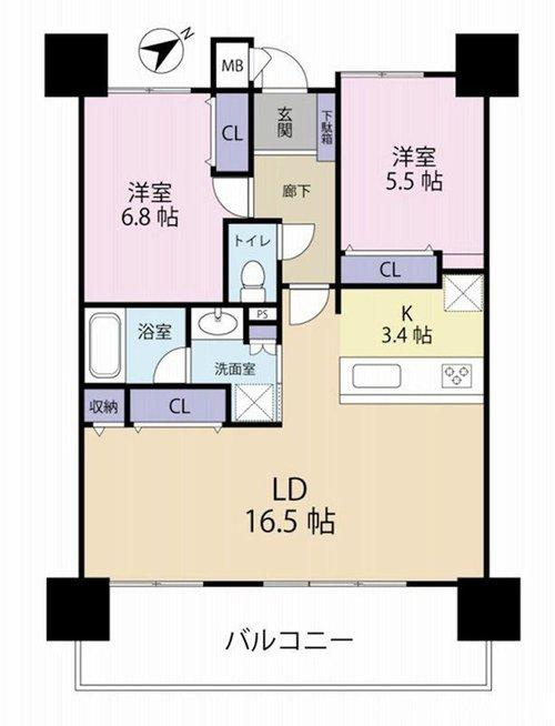 プレサンスロジェ松尾レーヴタワーの間取り|※写真や図と実際の現状が異なる場合は現状を優先させて頂きます。