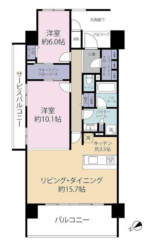 プレミスト宜野湾大謝名の間取り|※写真や図と実際の現状とが異なる場合は現状を優先させて頂きます。