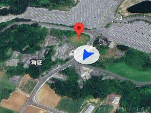 本部町瀬底 1214㎡の区画図