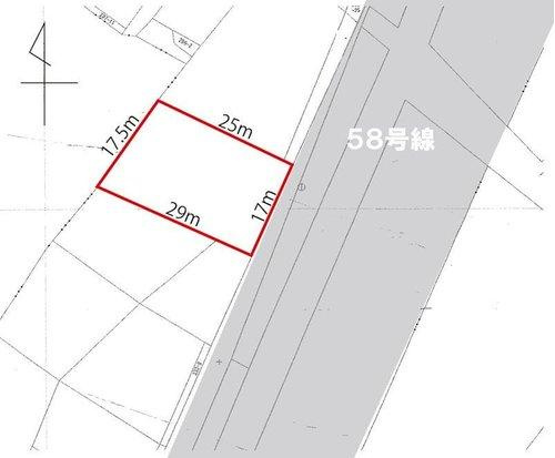 宜野湾市伊佐３丁目の地図|宜野湾市｜売地｜58号線沿い｜アイランドリゾート沖縄