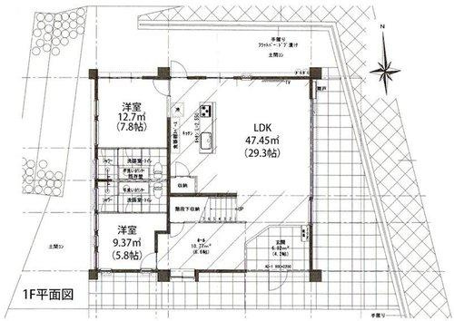 南城市知念　チネンブルーの間取り