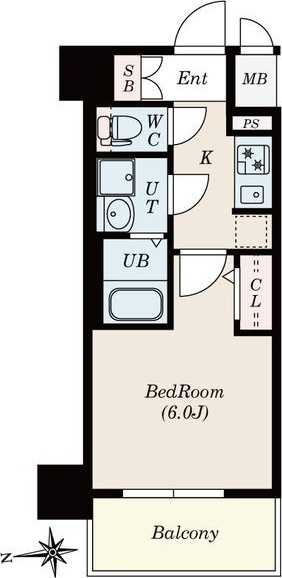 ステージファースト名古屋尾頭橋(旧S-RESIDENCE尾頭橋)の間取り