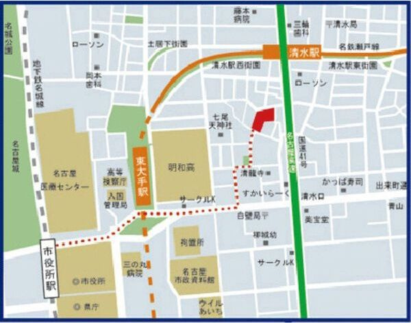 パークアクシス白壁のロビー