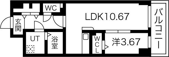 S-FORT北千種の間取り