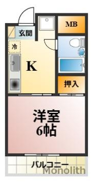 ハイツタナカの間取り