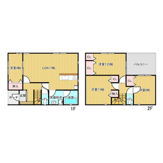 【間取り】 | 上物部一戸建て
