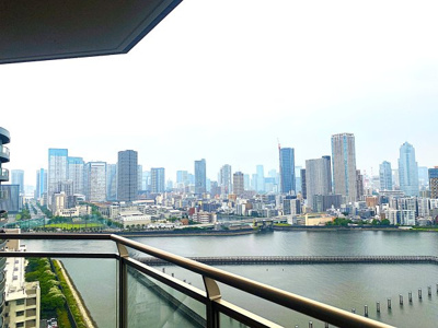 【展望】 | キャナルワーフタワーズWEST | バルコニーからの眺望です♪
前面に建物がないため、眺望も◎