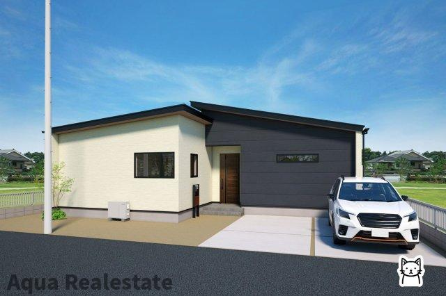 さぬき市長尾西の新築一戸建の完成予想図|外観の完成予想図です