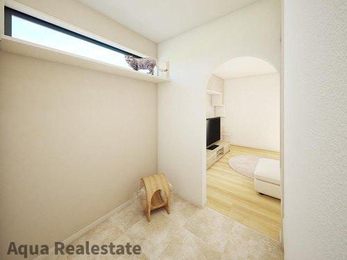 さぬき市長尾西の新築一戸建の独立洗面台|独立洗面化粧台付き