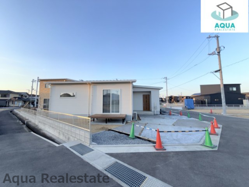 善通寺市原田町の新築一戸建の前面道路含む現地写真|前面道路含む現地写真です
