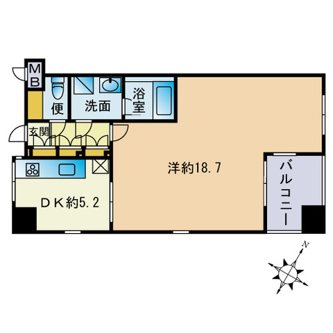 クレアセンターマークの間取り
