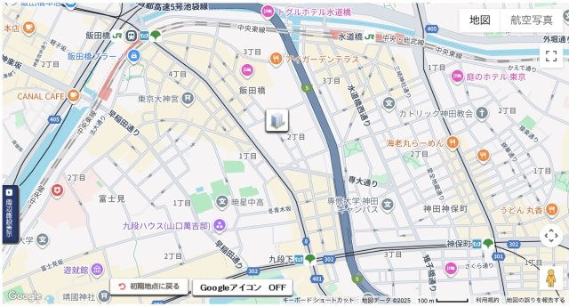 ★仲介手数料半額★CITYTOWER 九段下(三方向住戸のため陽当たり良好）の地図