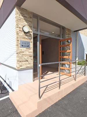 オートロック付のエントランス