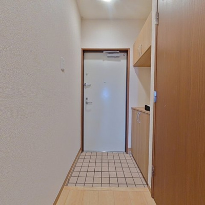 靴の収納もしやすい玄関♪