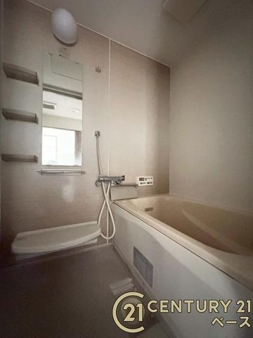 チサンマンション斑鳩３番館の浴室|■現地撮影写真■ゆったりしたサイズの浴室！足を伸ばしての入浴は疲れも癒してくれます！