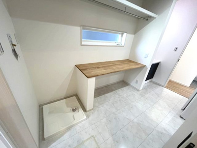 【独立洗面台】 | 大和高田市大字西坊城 全3区画 2号地 | 造作棚完備♪