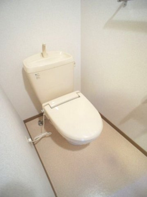 【トイレ】 | プレーザントハウスＢ | 温水洗浄暖房便座機能付きです♪