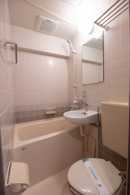 ライオンズマンション方南町第２の浴室|コンパクトで使いやすいお風呂です