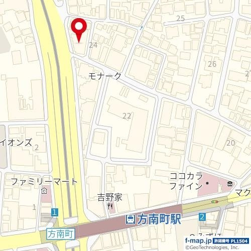 ライオンズマンション方南町第２の地図