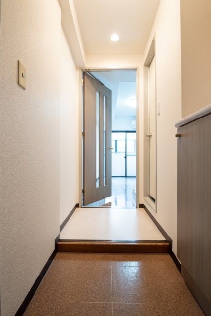 ライオンズマンション方南町第２の玄関|落ち着いた玄関です