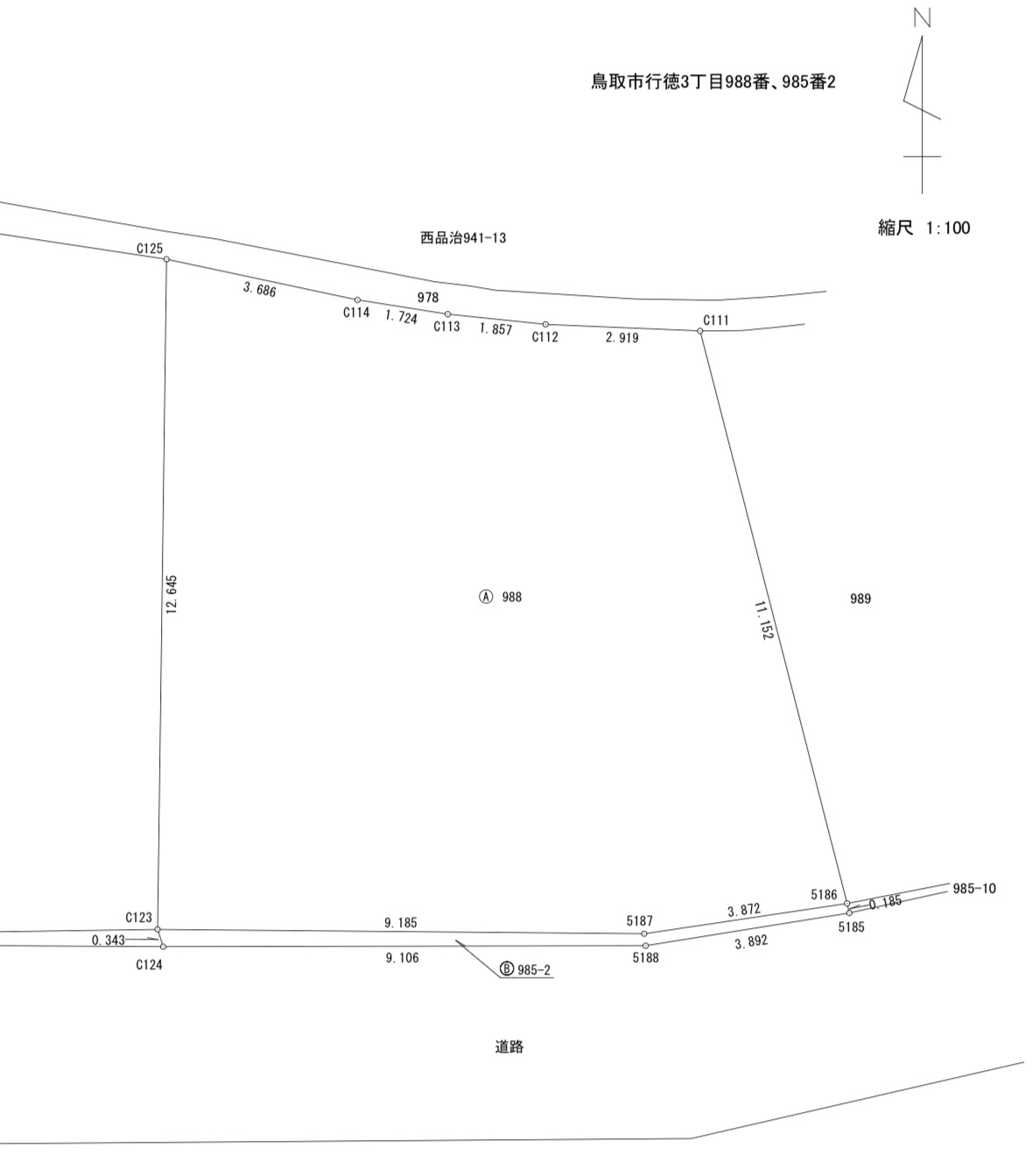 行徳3丁目　土地の土地図