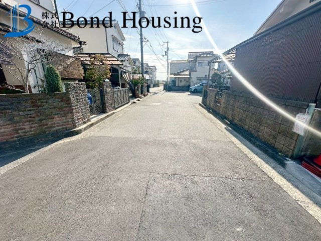 南東向きバルコニー・長期優良住宅　魚住町清水　限定1棟の前面道路含む現地写真