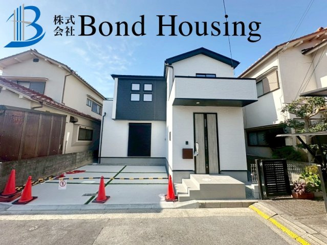 南東向きバルコニー・長期優良住宅　魚住町清水　限定1棟の前面道路含む現地写真
