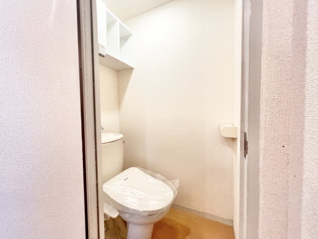 グランドサン伍番館のトイレ|落ち着いた色調のトイレです