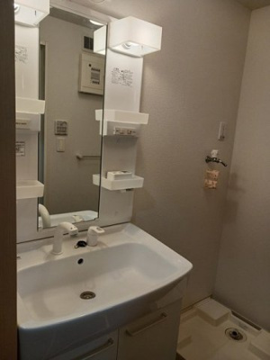 【洗面所】 | ライズアンドシャインⅡ | スペースが確保できる洗面所です