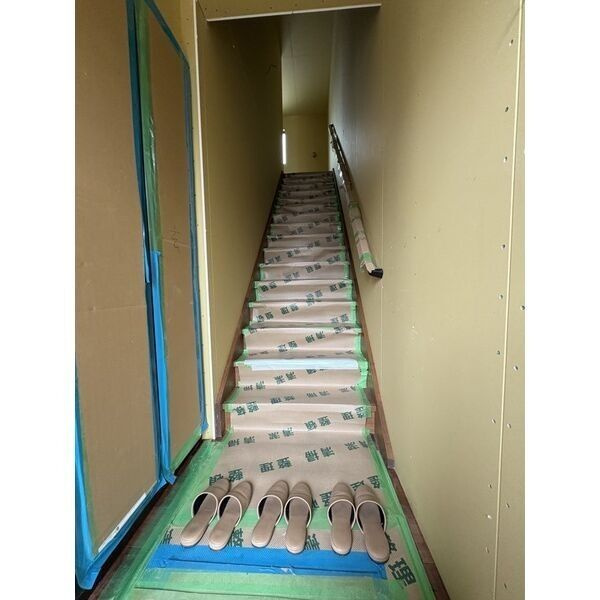 大高倉庫付き事務所の内装|※新築工事中